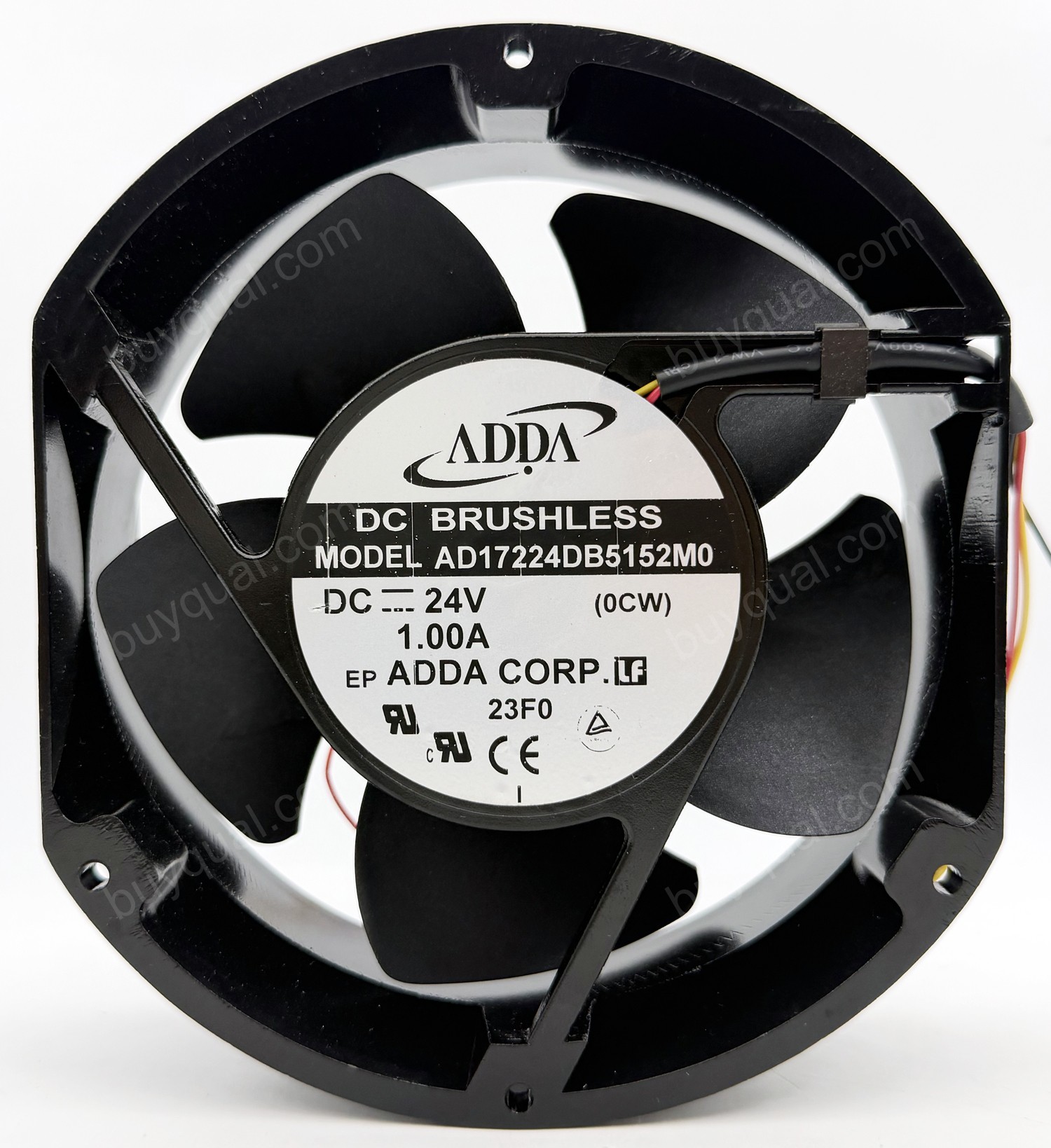 ADDA AD17224DB5152M0 AD17224DB5152MO 24V 1.00A 3wires Cooling Fan 