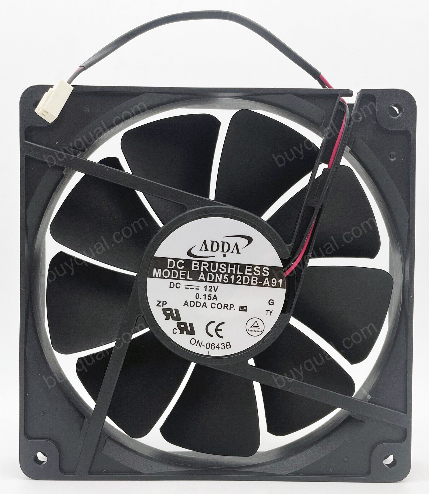 ADDA ADN512DB-A91 12V 0.15A 2wires Cooling Fan