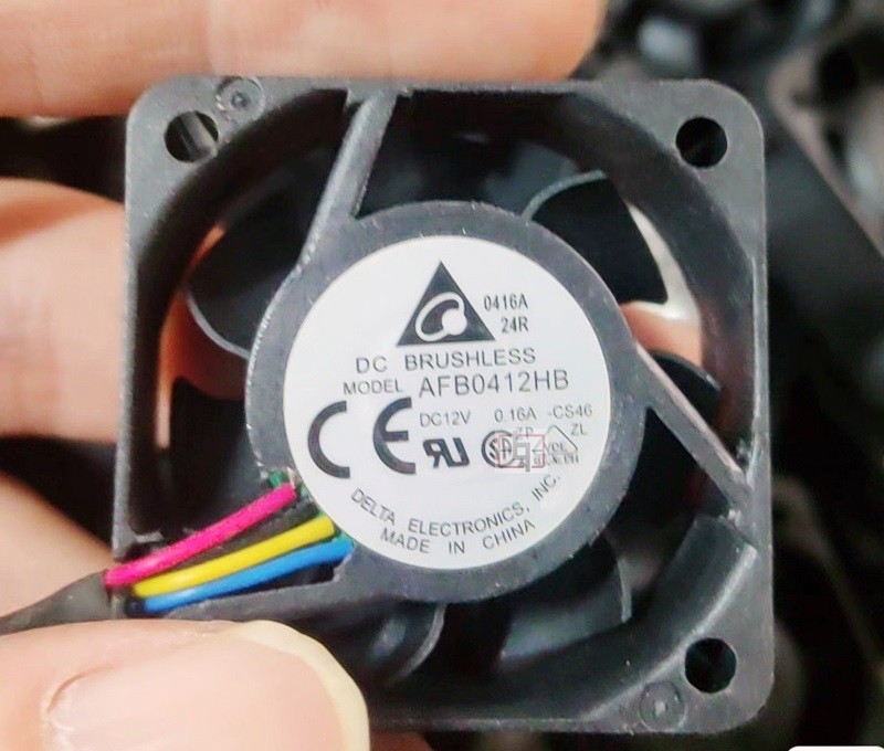 DELTA AFB0412HB 12V 0.16A 2wires 3wires 4wires Cooling Fan - Picture need