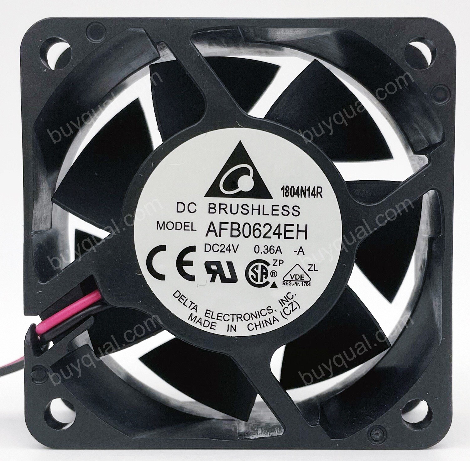 AFB0624EH DC24V Server Cooling Fan - 60x60x25mm Three-Wire Square Fan For PC & Server Cooling