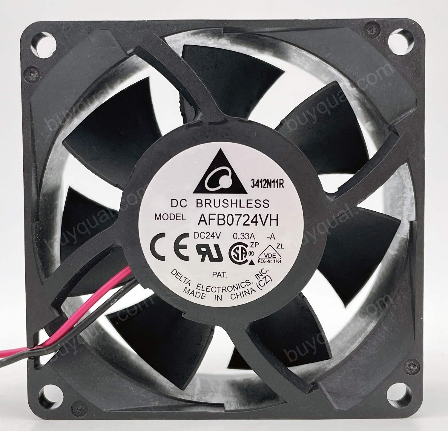 DELTA AFB0724VH AFB0724VH-A 24V 0.33A 2wires Cooling Fan - Original New
