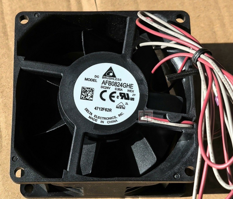 Delta AFB0824GHE 24V 0.95A 2wires 3wires Cooling Fan
