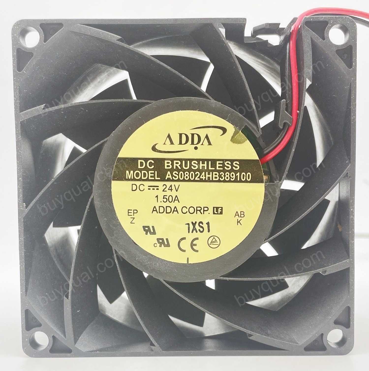 ADDA AS08024HB389100 24V 1.50A 2 wires Cooling Fan