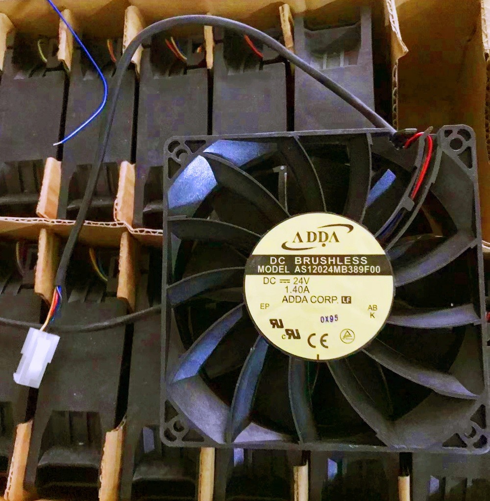 ADDA AS12024MB389F00 24V 1.40A 4wires Cooling Fan 