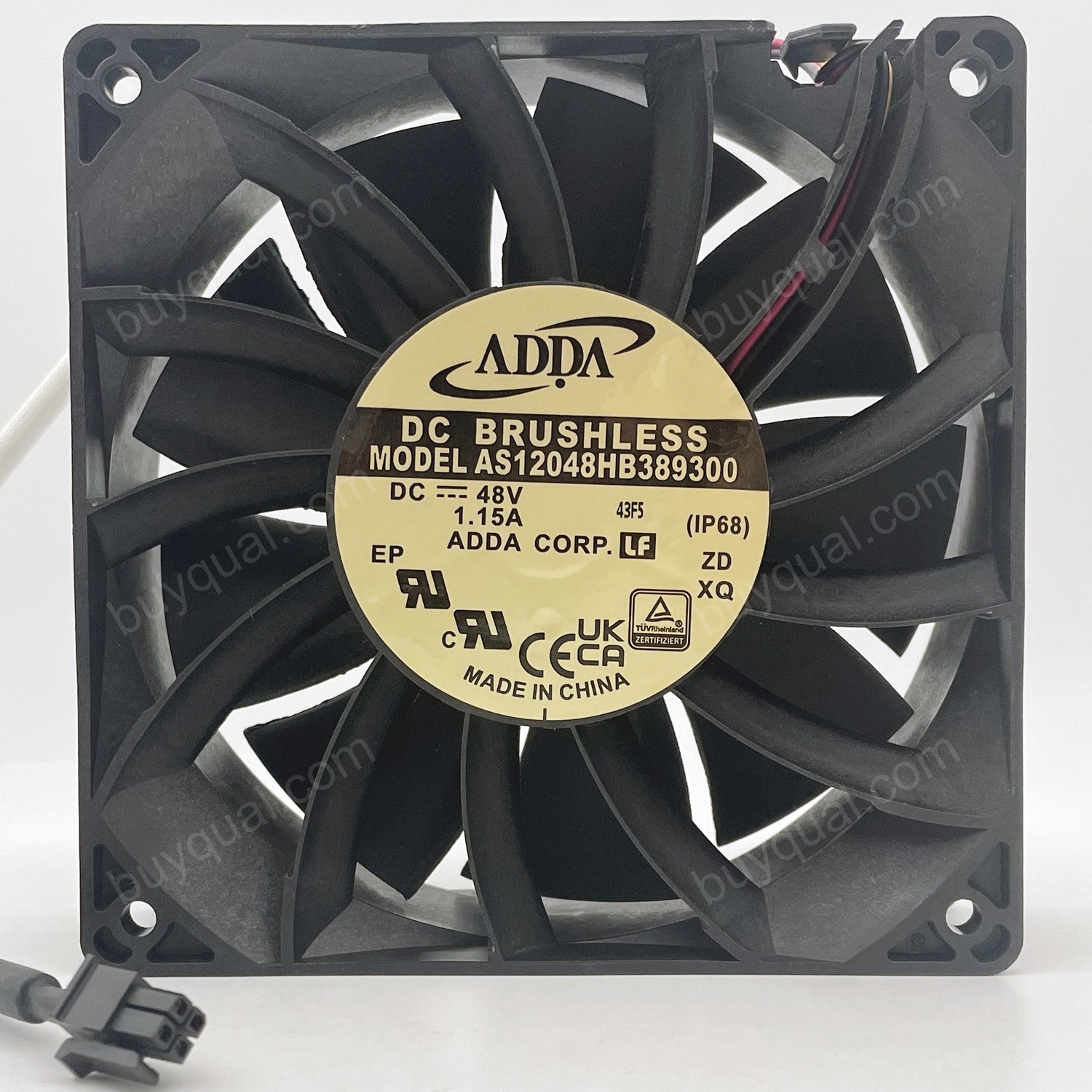ADDA AS12048HB389300 48V 1.15A 2wires 3wires Cooling Fan - IP68