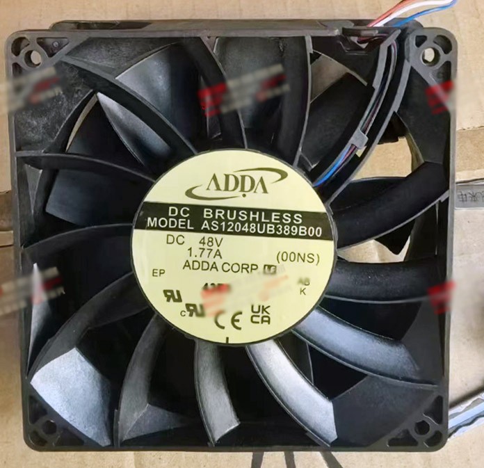 ADDA AS12048UB389B00 48V 1.77A 4wires Cooling Fan