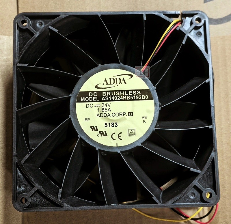 ADDA AS14024HB5192B0 24V 1.85A 3wires Cooling Fan