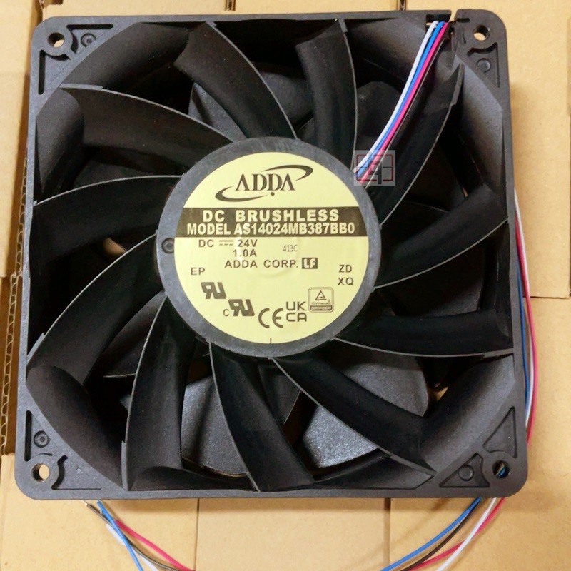 ADDA AS14024MB387BB0 24V 1A 4wires Cooling Fan