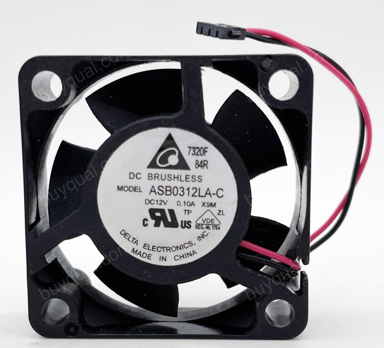 DELTA ASB0312LA-C ASB0312LA 12V 0.10A 2wires Cooling Fan