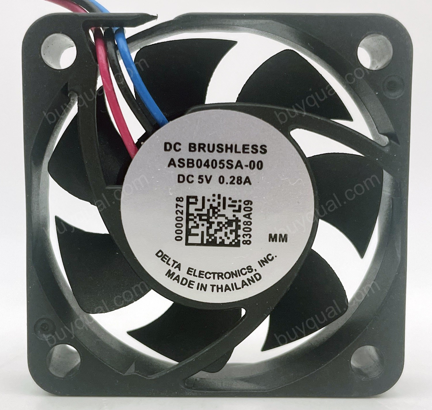 DELTA ASB0405SA-00 5V 0.280A 3wires Cooling Fan
