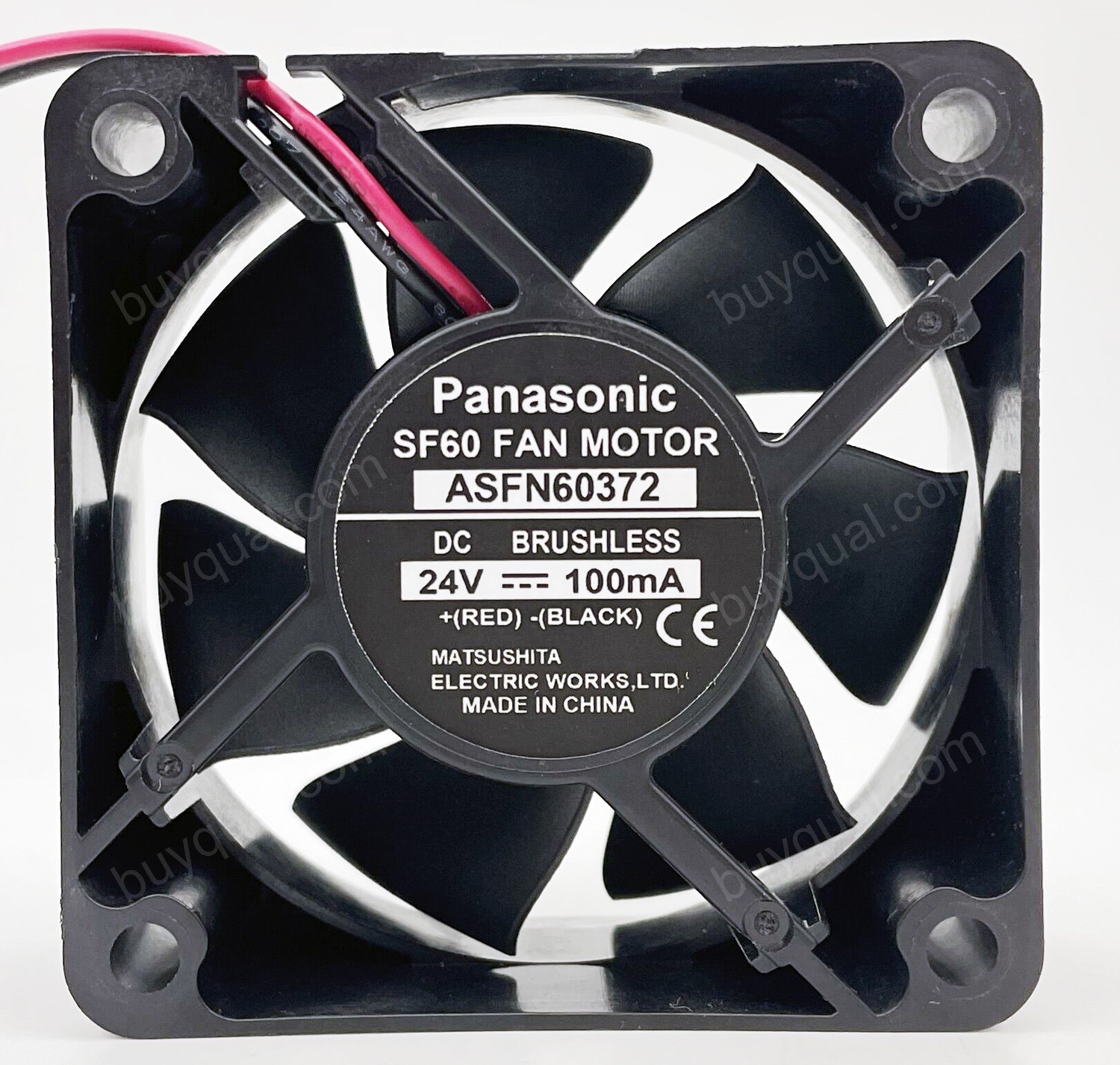 Panasonic ASFN60372 24V 100mA 2wires Cooling Fan 