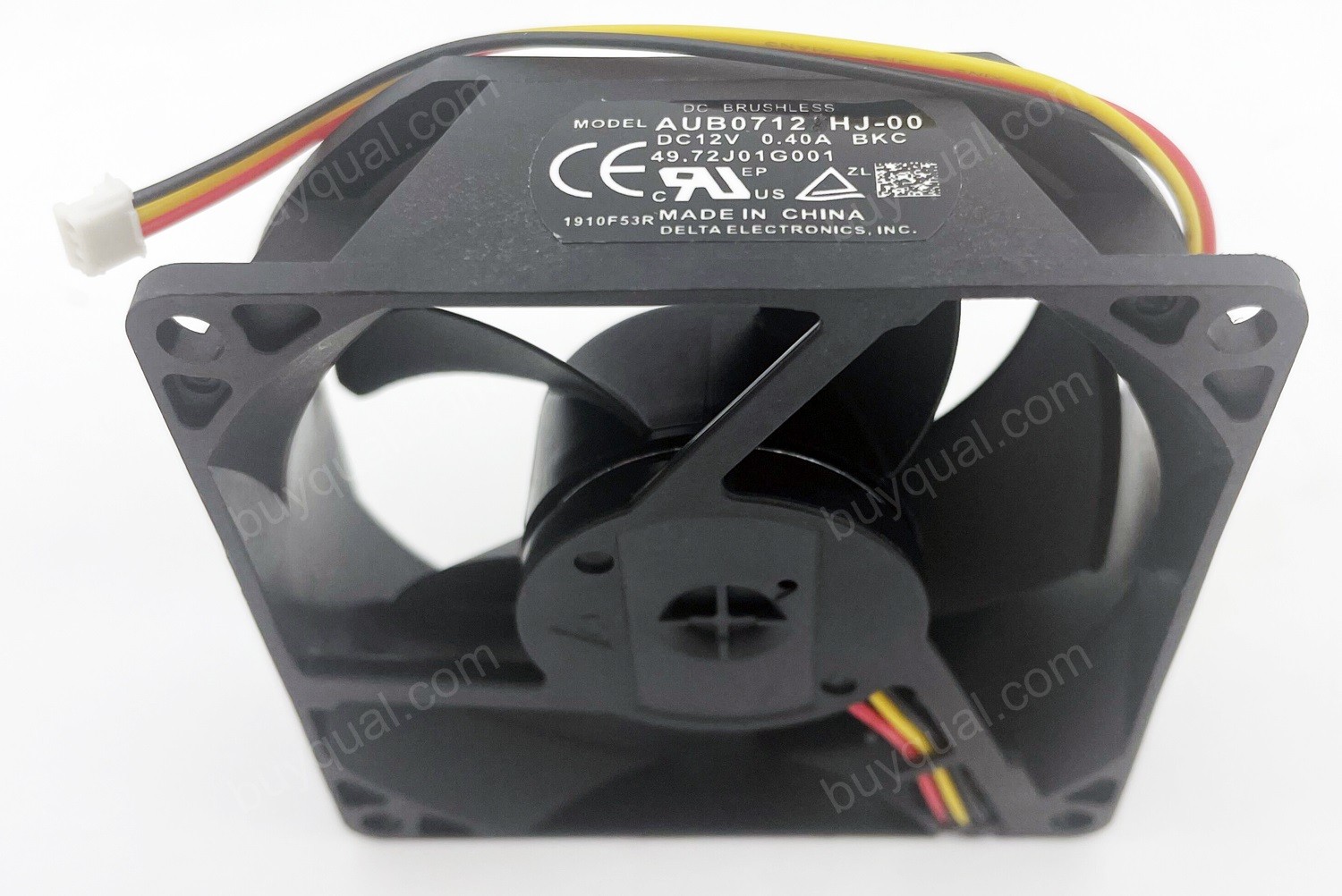 DELTA AUB0712HJ-00 12V 0.40A 3wires Cooling Fan