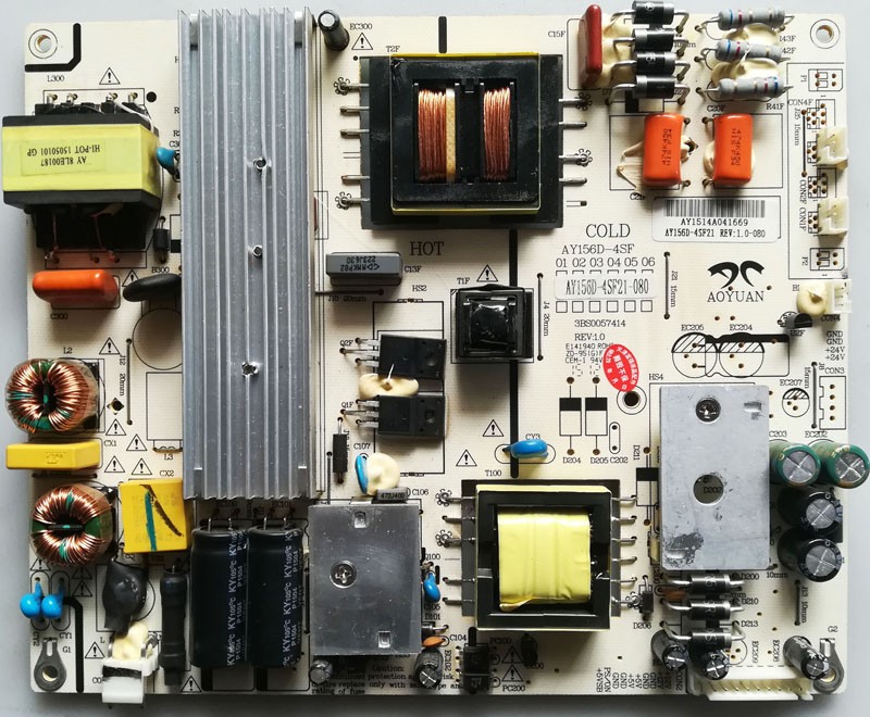 Sceptre AY156D-4SF19-A-080 AY1512A Power Supply / LED Driver Board