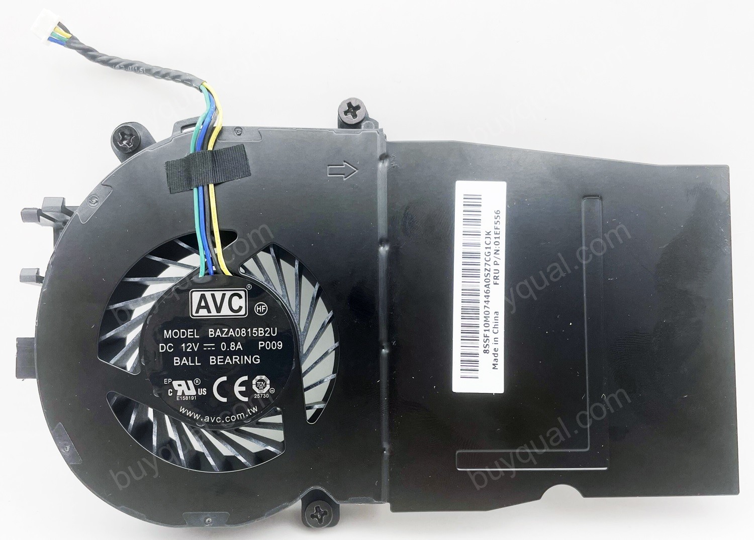 AVC BAZA0815B2U 12V 0.8A 4wires Cooling Fan
