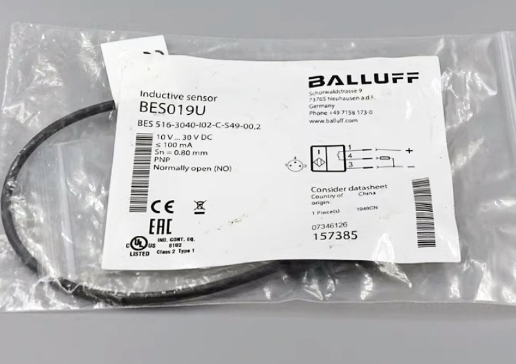 BALLUFF BES 516-3040-I02-C-S49-00,2 BES019U Inductive Proximity Switch