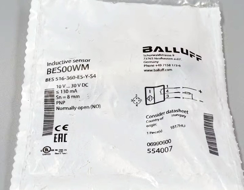BALLUFF BES00WM BES 516-360-E5-Y-S4 Inductive Proximity Switch - Original new