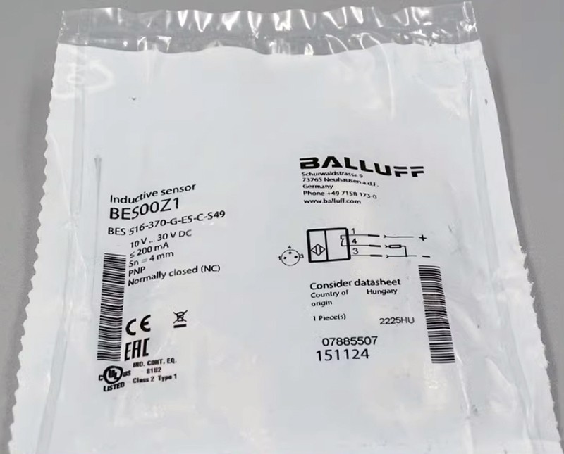 BALLUFF BES00Z1 BES 516-370-G-E5-C-S49 Inductive Proximity Switch - Original New