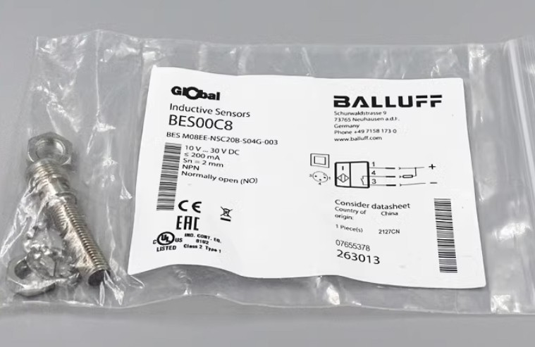 BALLUFF BES00C8 BES M08EE-NSC20B-S04G-003 Inductive Proximity Switch