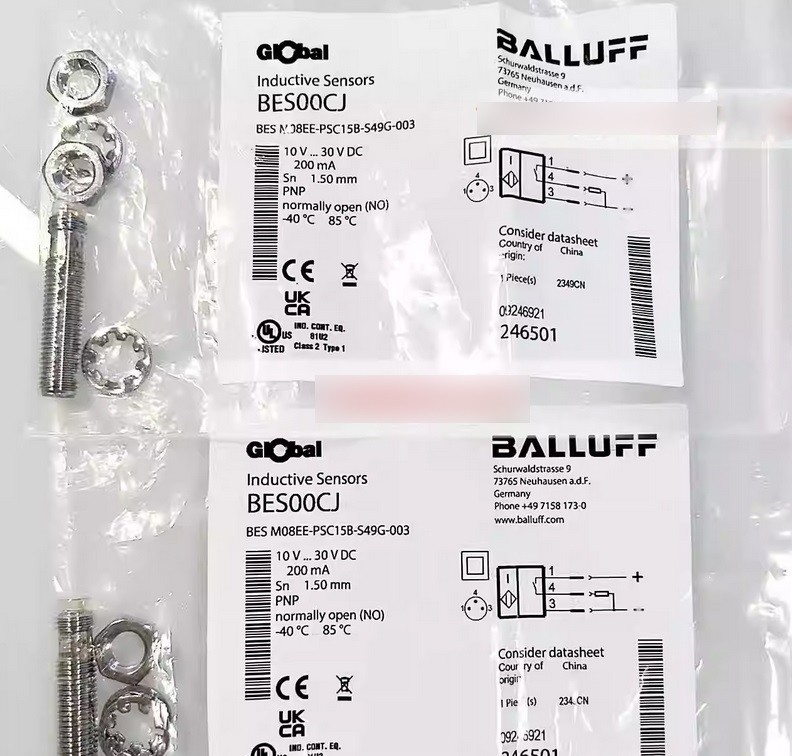 BALLUFF BES00CJ BES M08EE-PSC15B-S49G-003 Inductive Proximity Switch - Original New