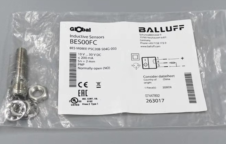 BALLUFF BES00FC BES M08EE-PSC20B-S04G-003 Inductive Proximity Switch - Original New