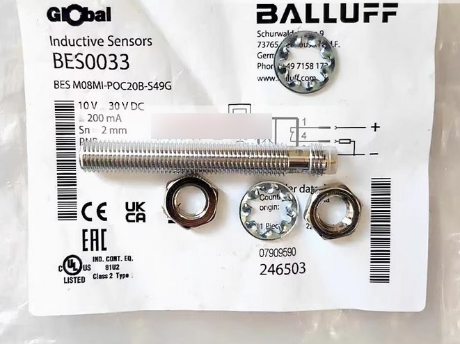 BALLUFF BES0033 BES M08MI-POC20B-S49G Inductive Proximity Switch - Original New