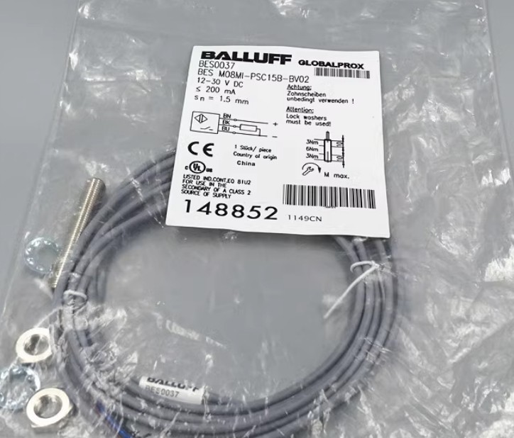 BALLUFF BES0037 BES M08MI-PSC15B-BV02 Inductive Proximity Switch - Original New