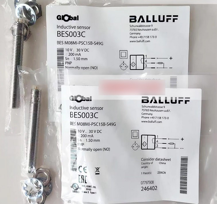 BALLUFF BES003C BES M08MI-PSC15B-S49G Inductive Proximity Switch - Original New