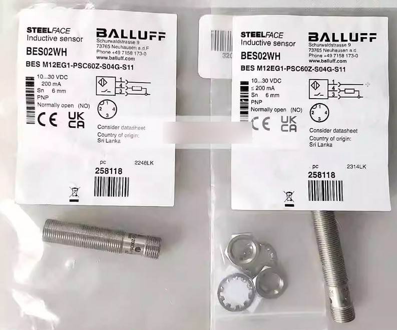 BALLUFF BES02WH BES M12EG1-PSC60Z-S04G-S11 Inductive Proximity Switch - Original New