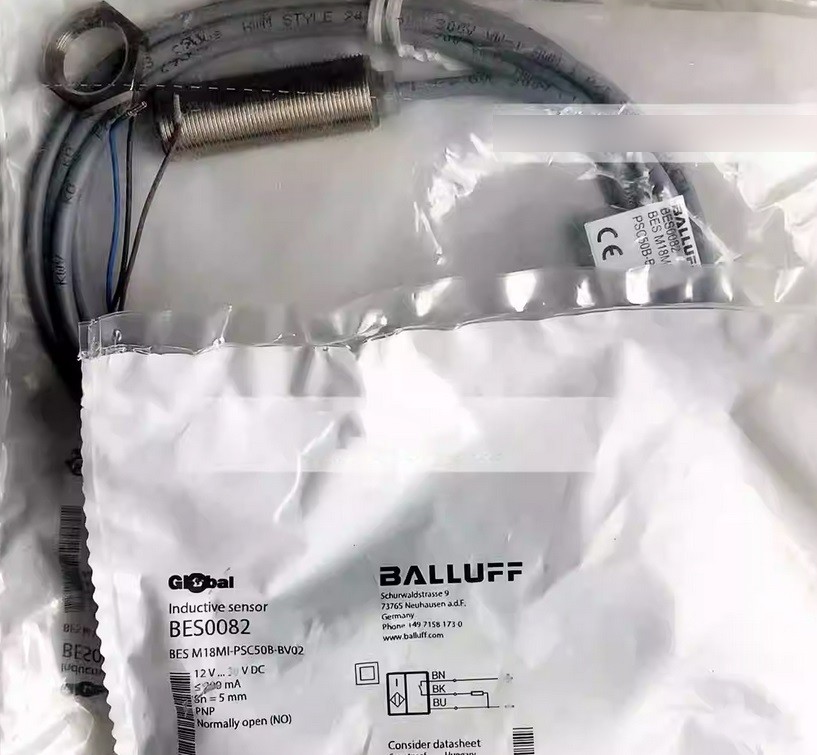 BALLUFF BES0082 BES M18MI-PSC50B-BV02 Inductive Proximity Switch - Original New