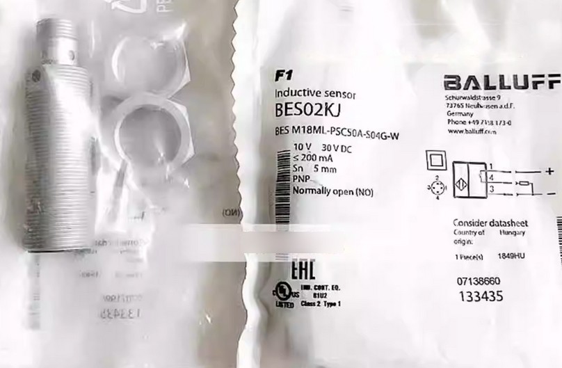 Balluff BES02KJ BES M18ML-PSC50A-S04G-W Inductive Proximity Switch - Original New