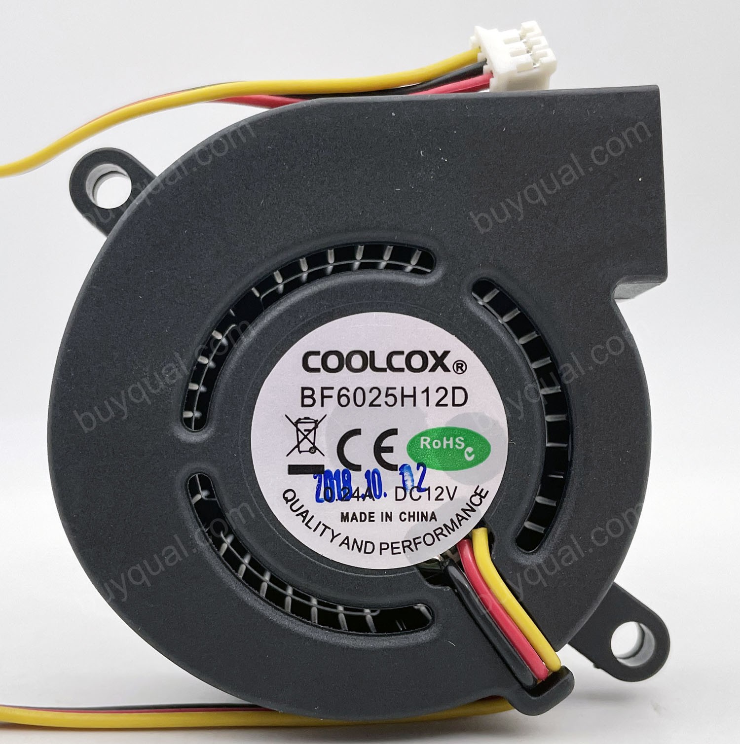 COOLCOX BF6025H12D 12V 0.24A 3wires Cooling Fan