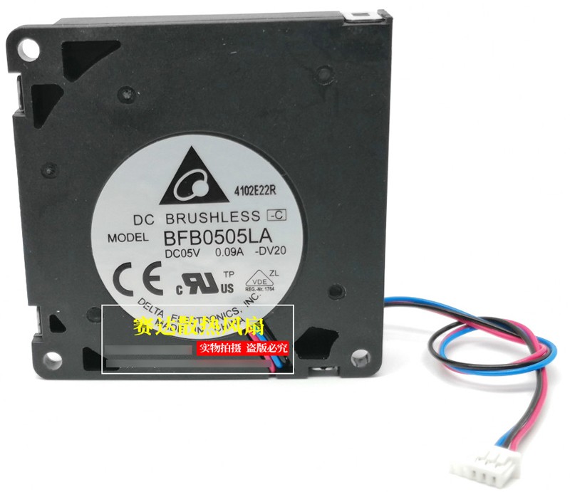 DELTA BFB0505LA 5V 0.09A 3wires Cooling Fan 