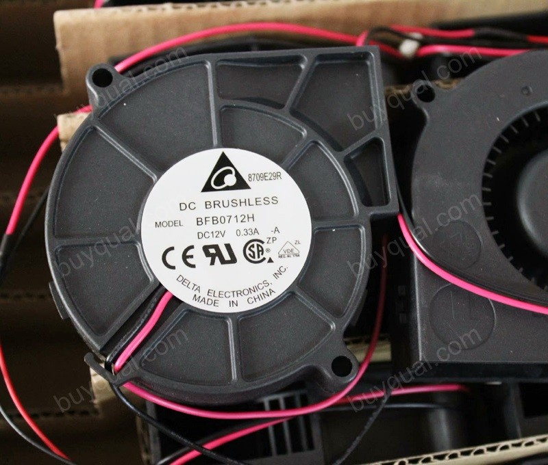 DELTA BFB0712H BFB0712H-A 12V 0.36A 0.33A 2wires Cooling Fan