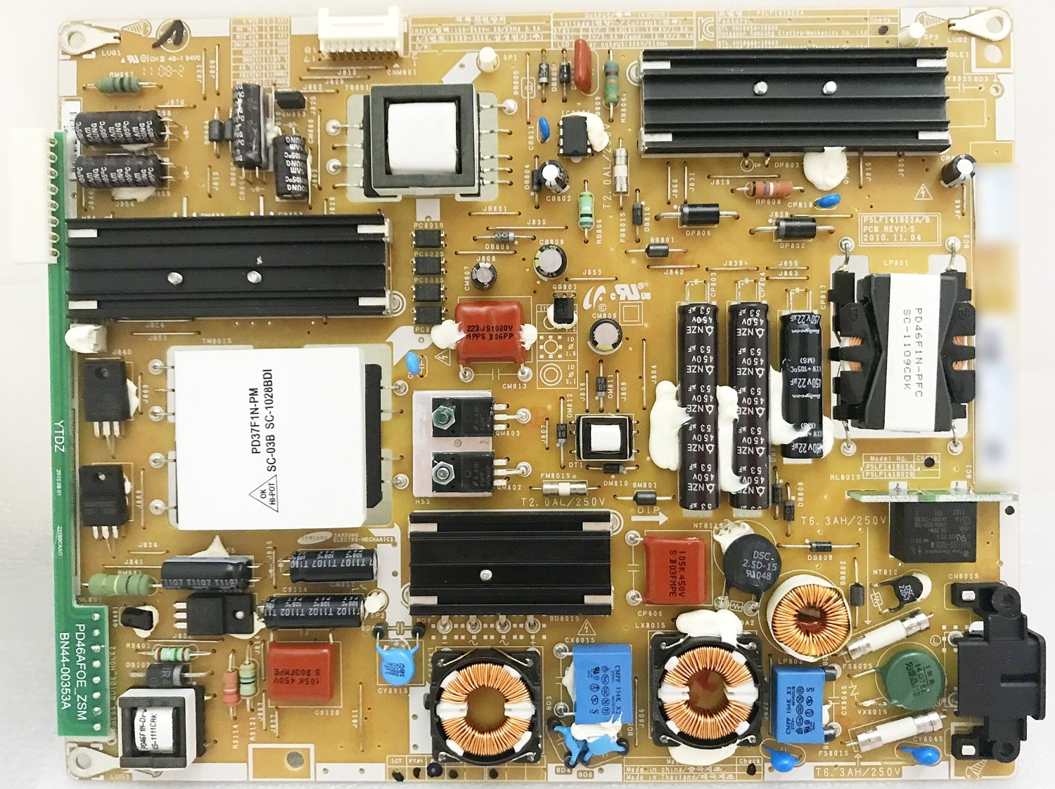 Samsung BN44-00353A PD46AF0E_ZSM PSLF121B01A/B BN4400353A Power Supply for UE40C5800AK UE40C5100QW UE46C5100QW