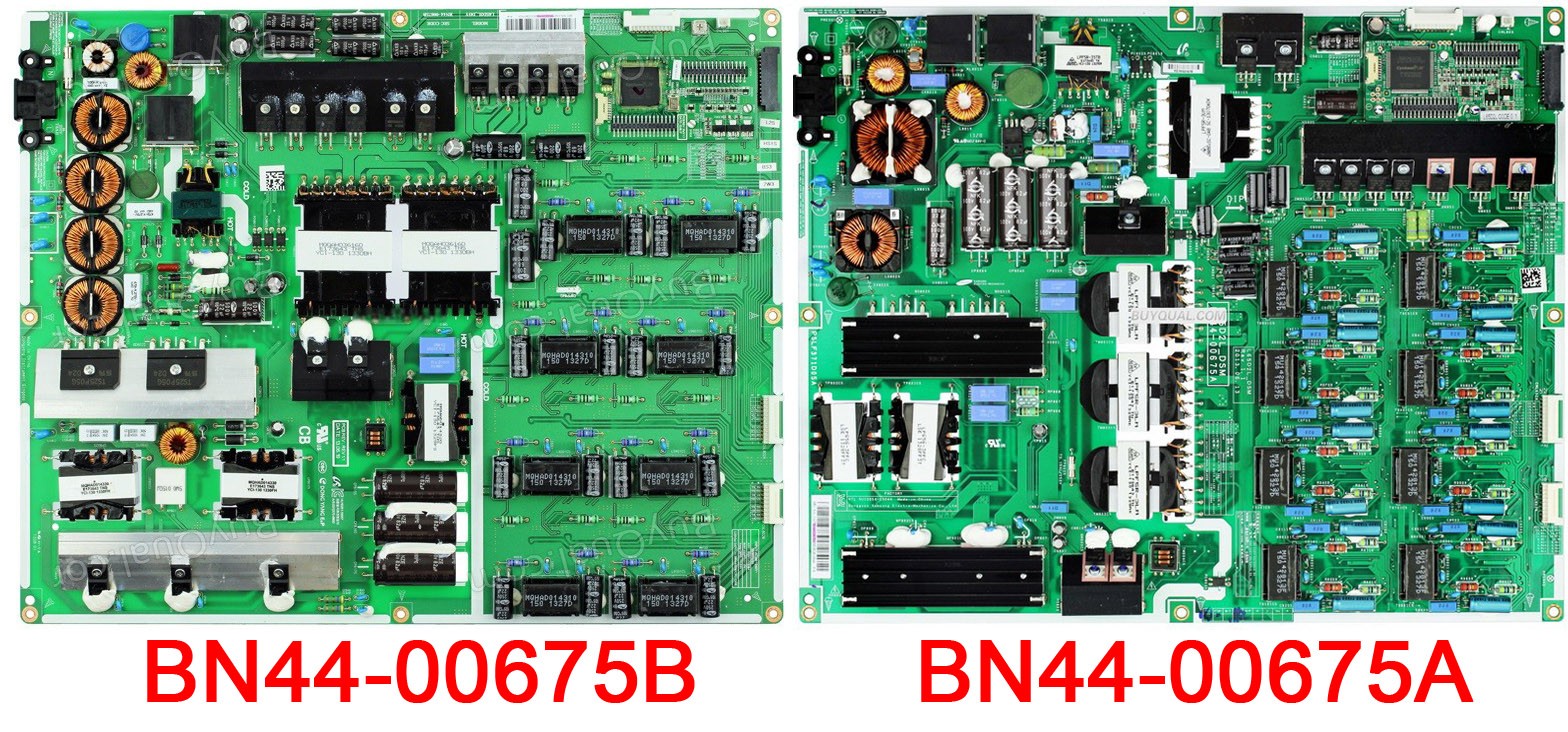 Samsung BN44-00675B BN44-00675A L65D2L_DDY Power Supply / LED Board 