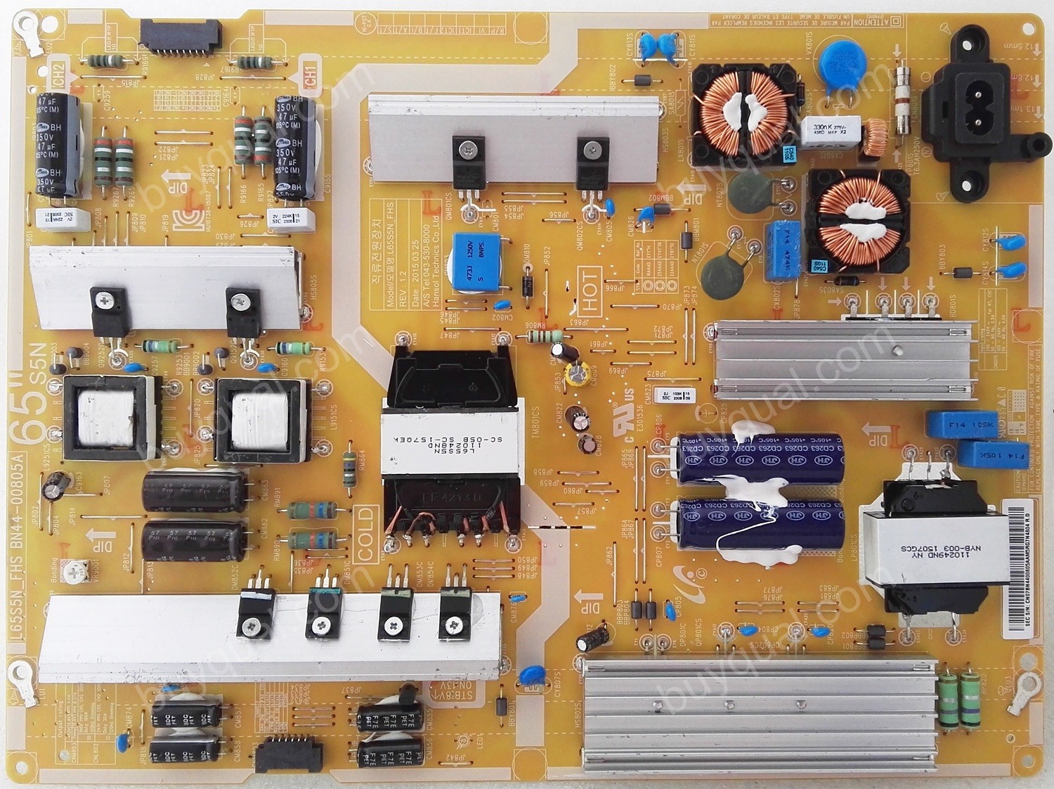 Samsung BN44-00805A L65S5N_FHS BN4400805A Power Supply for UN65JU6400FXZA