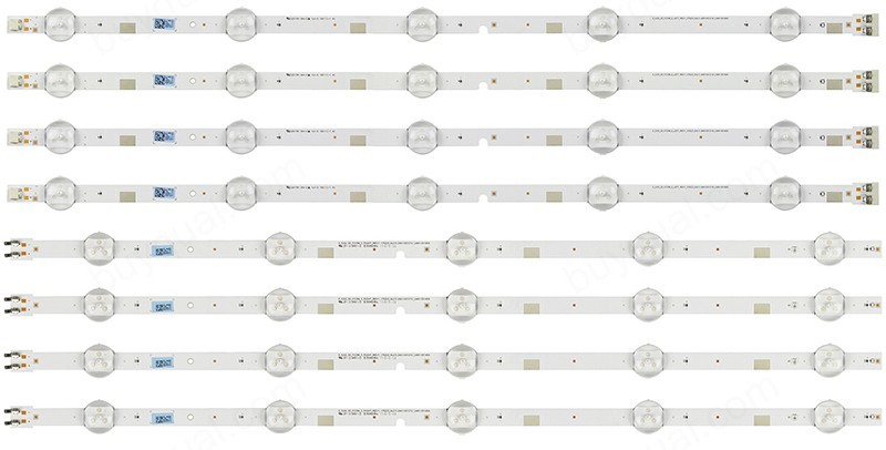 Samsung BN96-38526A / BN96-38527A (LM41-00121V, LM41-00121W) V5DN-500SMA-R1 V5DN-500SMB-R1 LED Strips - 8 Strips