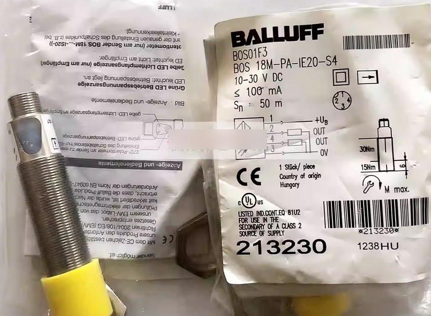 Balluff BOS01F3 BOS 18M-PA-IE20-S4 Sensor