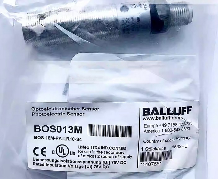 BALLUFF BOS 18M-PA-LR10-S4 BOS013M Photoelectric Switch Sensor