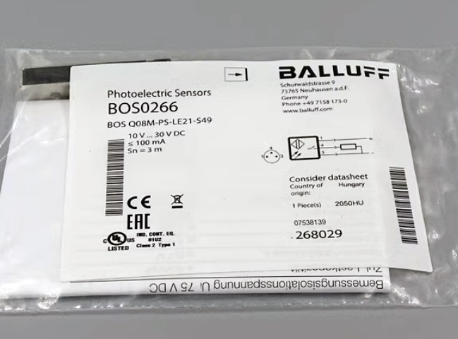 BALLUFF BOS Q08M-PS-LE21-S49 BOS0266 Photoelectric Switch Sensor - Original New