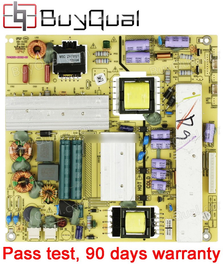 Westinghouse TV4205-ZC02-01 514C4205M04 Power Supply / LED Board