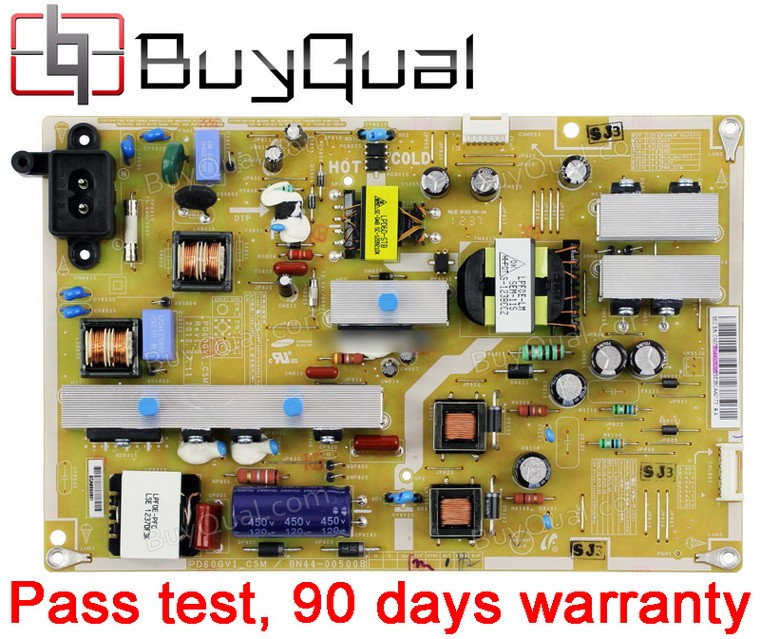 Samsung BN44-00500B BN44-00500A PD60GV1_CSM BN4400500B Power Supply / LED Board UN60EH6002F UN60EH6003F - Nearly New