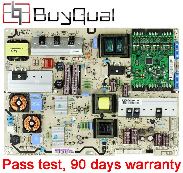 Vizio 0500-0612-0010 (PLDC-A951A, 3PCGC10010A-R) Power Supply / LED Board