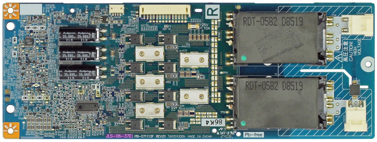 Element JLS-06-37EI PB-071110F Backlight Inverter Board for ELCHS372