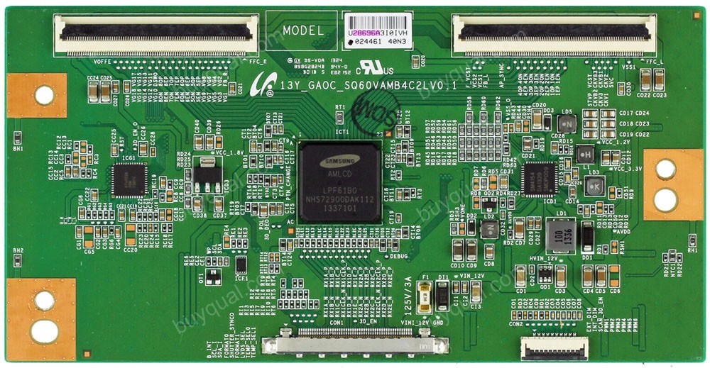 Element 13Y_GAOC_SQ60VAMB4C2LV0.1 LJ94-28696A T-Con Board for ELEFW408