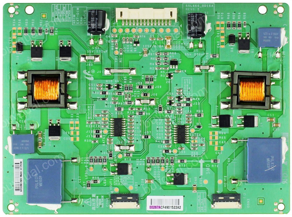 Samsung SSL460_0D16A LJ97-00267A REV0.2 Backlight Inverter Board for LH46UDECLBB/GO