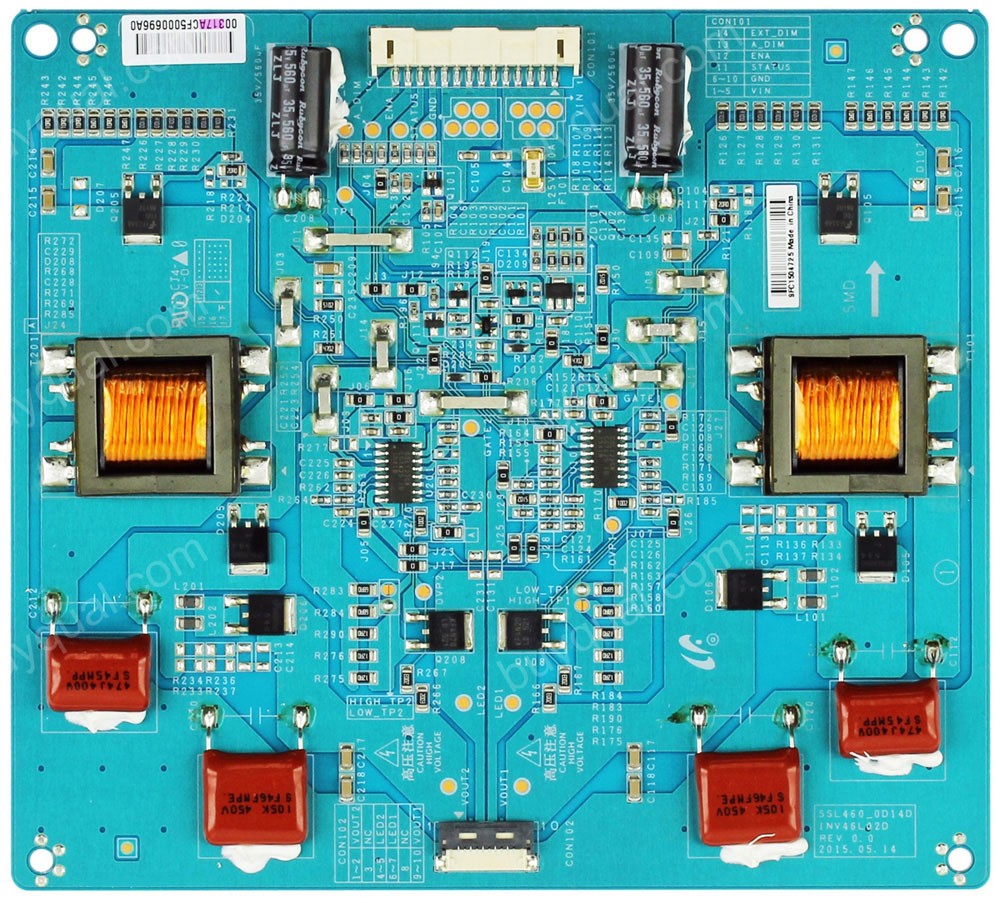 Samsung SSL460_0D14D LJ97-00317A INV46L02D Backlight Inverter Board for LH46UDEBLBB/GO