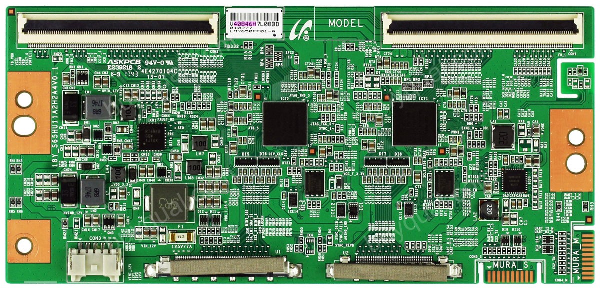 Sony 18Y_S65HU11A2H2A4V0.1 1-897-229-11 (LJ94-40846H LJ94-40846J LJ94-40846K LJ94-40847Z LJ94-40846M) T-Con Board for XBR-65X900F XBR-65X905F XBR-65X907F