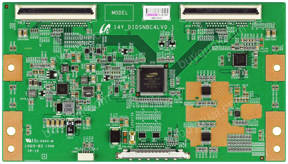 Samsung/NEC 14Y_DIDSNBC4LV0.1 LJ94-28613F LJ94-29206F T-Con Board for X554UN LH46UDECLBB