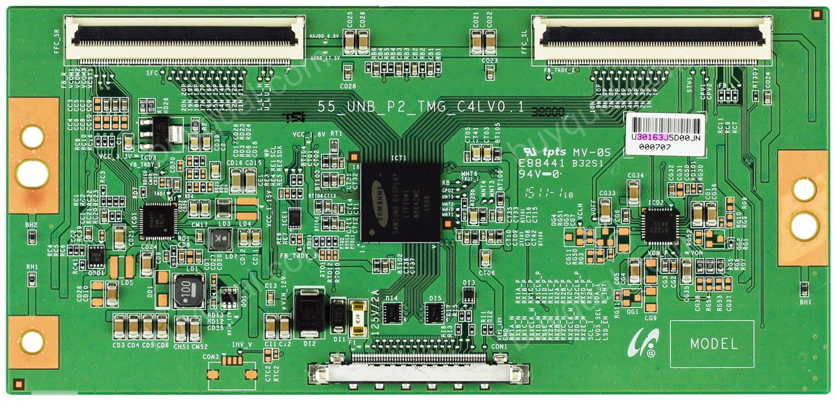 NEC 55_UNB_P2_TMG_C4LV0.1 LJ94-30163J T-Con Board for X554UNS
